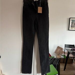 Reformation Camilla High Rise Jeans in Black Erie